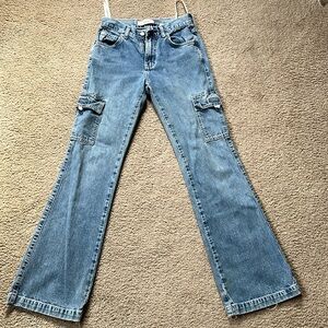 Gap - Vintage Flare Cargo Jeans Size 1 Juniors